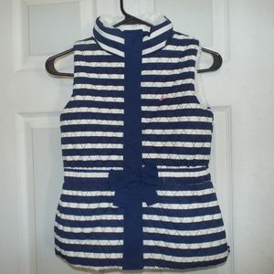 Girls Size 10 Nautica Zipper Vest